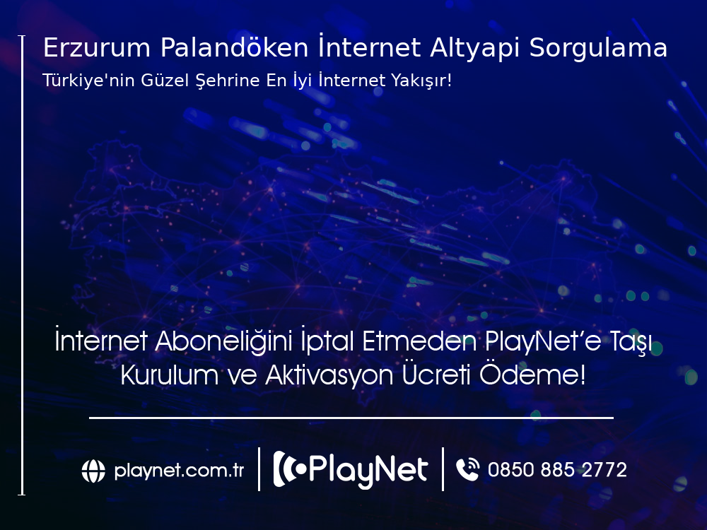 Erzurum Palandöken İnternet Altyapı Sorgulama