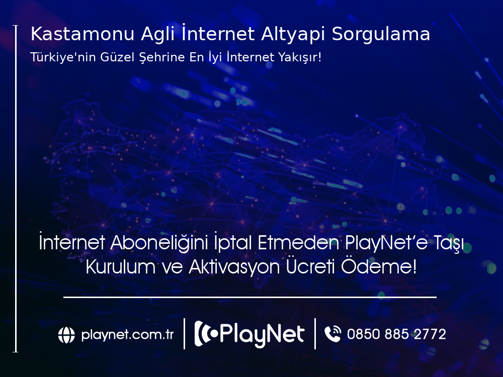Kastamonu Ağlı İnternet Altyapı Sorgulama